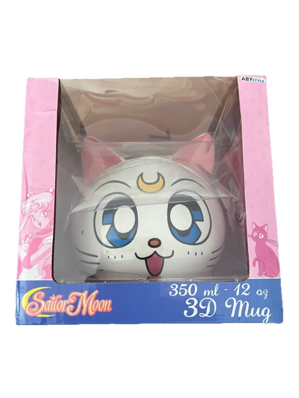 Sailor Moon 3D Artemis Mug with Lid by ABYstyle New